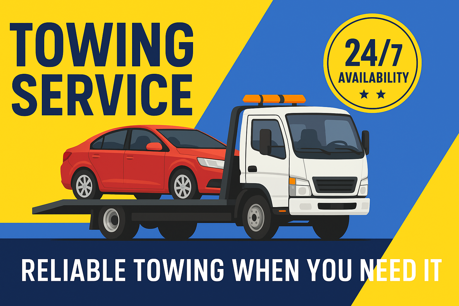 Hatch Towing truck providing roadside assistance in New Mexico